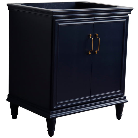 30" Single vanity in Blue finish cabinet only