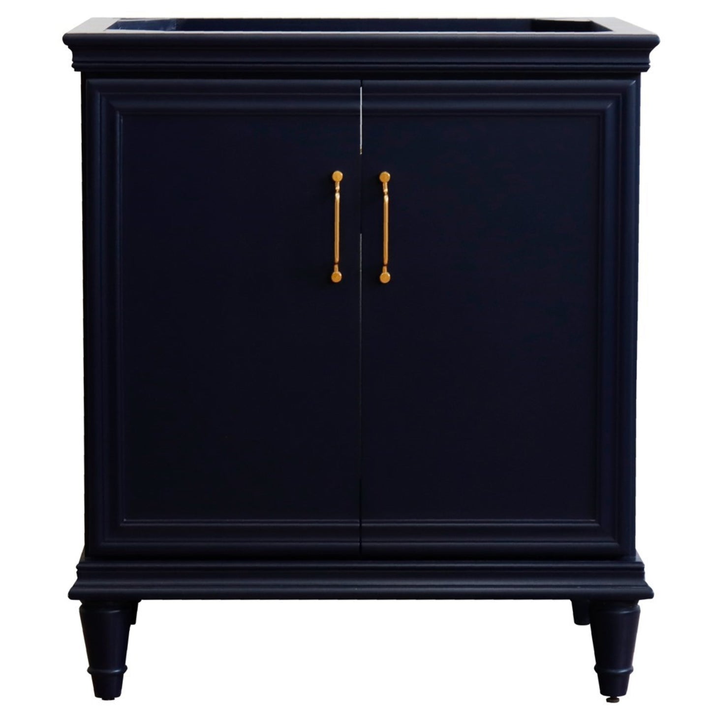 30" Single vanity in Blue finish cabinet only