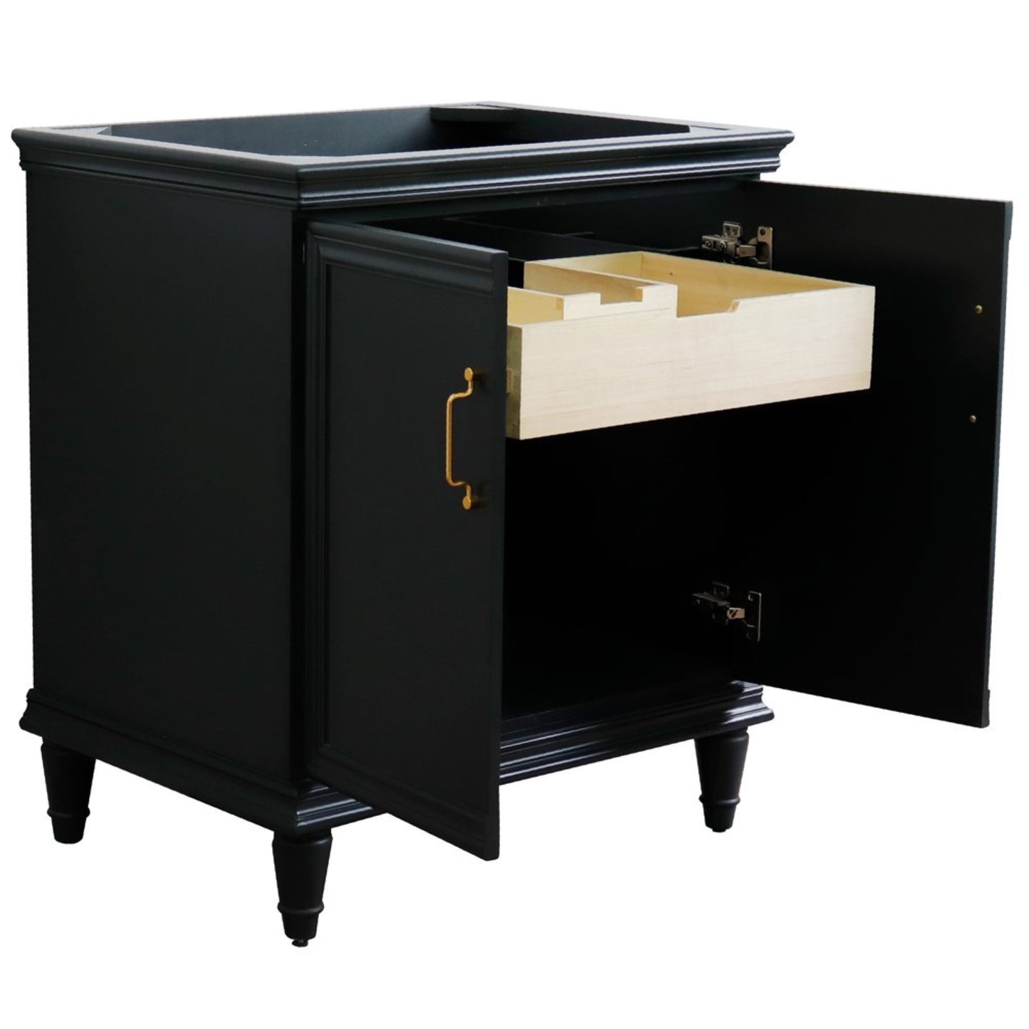 30" Single vanity in Dark Gray finish Cabinet only