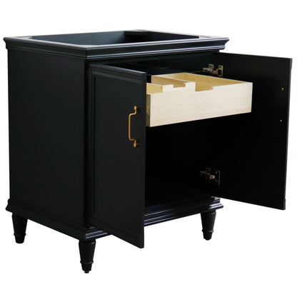 30" Single vanity in Dark Gray finish Cabinet only