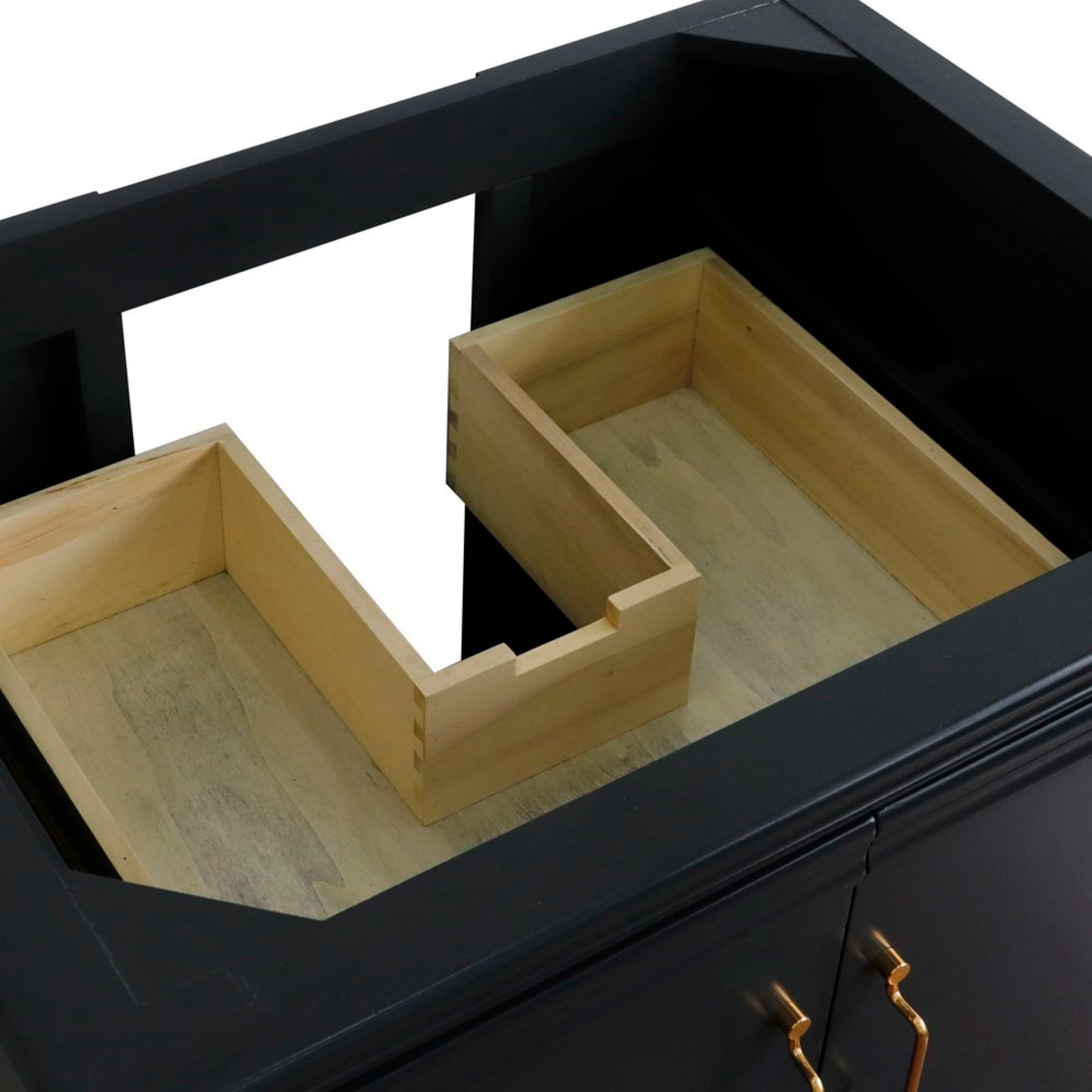30" Single vanity in Dark Gray finish Cabinet only