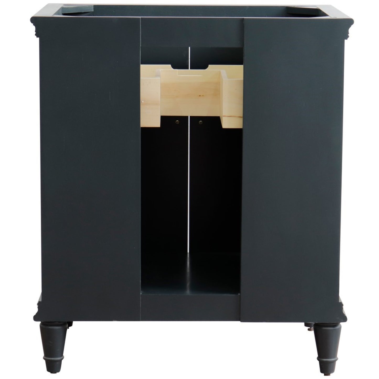 30" Single vanity in Dark Gray finish Cabinet only