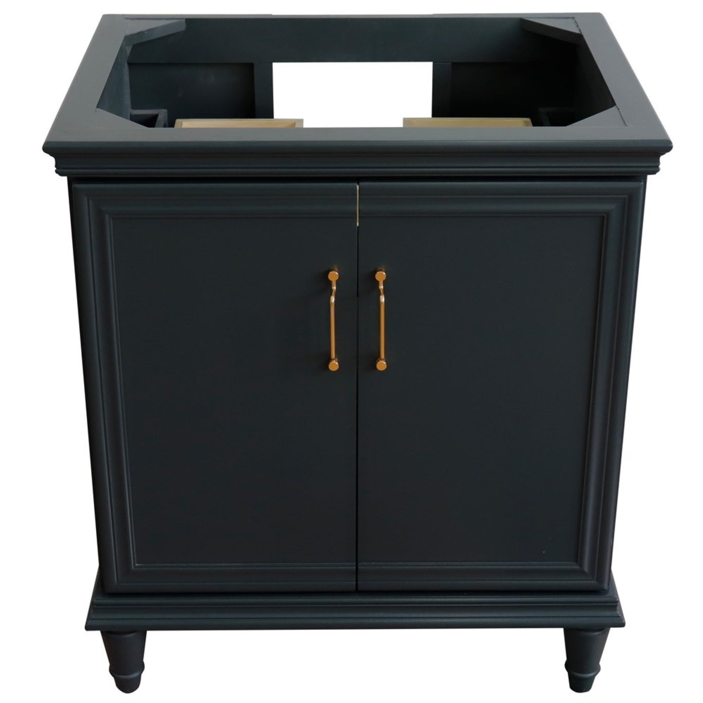 30" Single vanity in Dark Gray finish Cabinet only