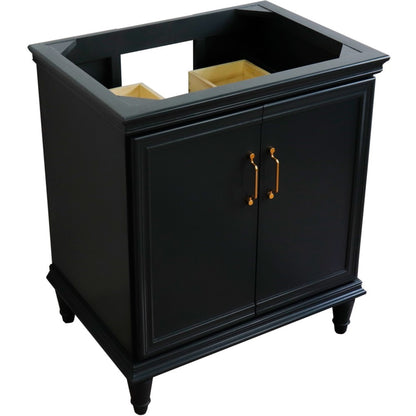 30" Single vanity in Dark Gray finish Cabinet only