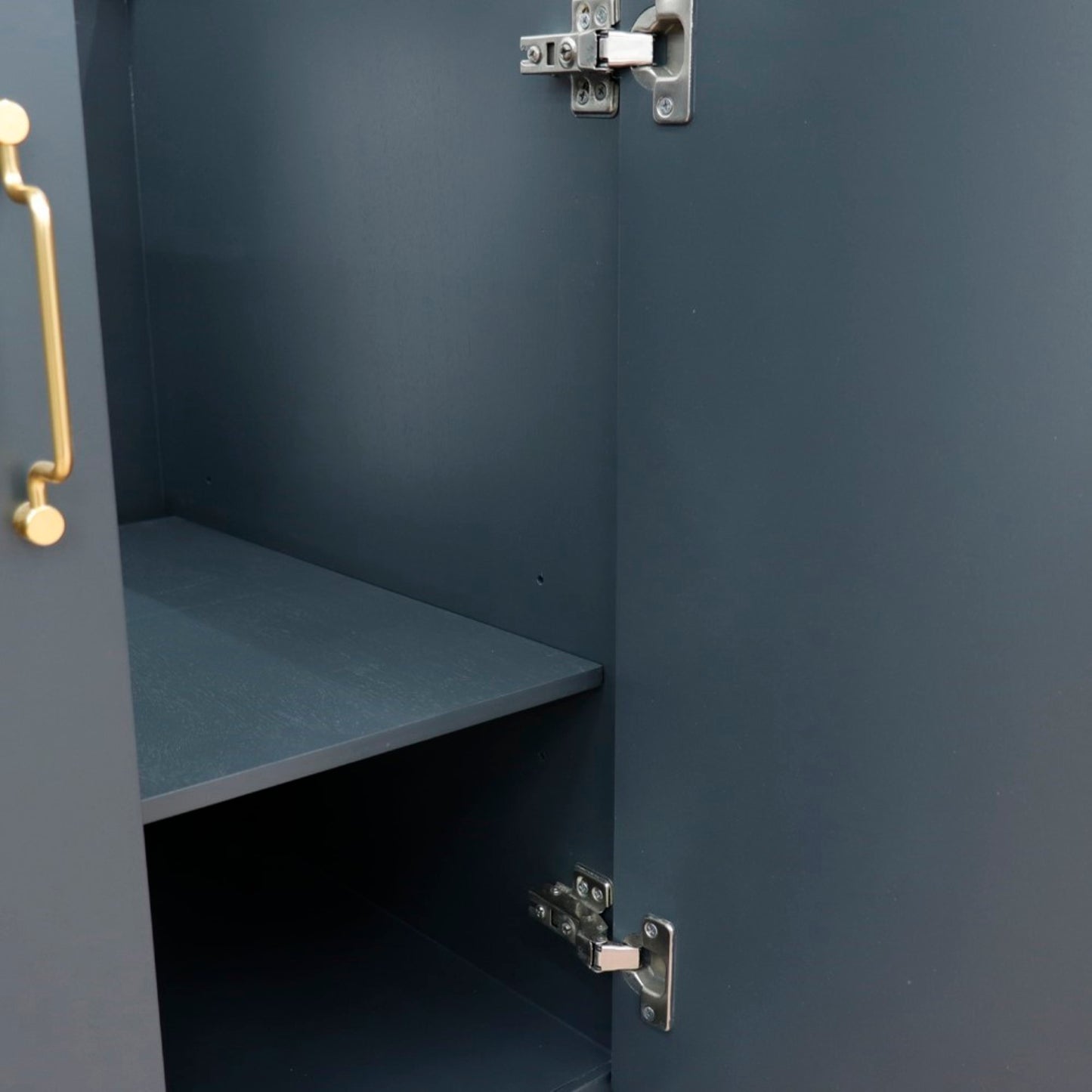 36" Single vanity in Dark Gray finish left door cabinet only