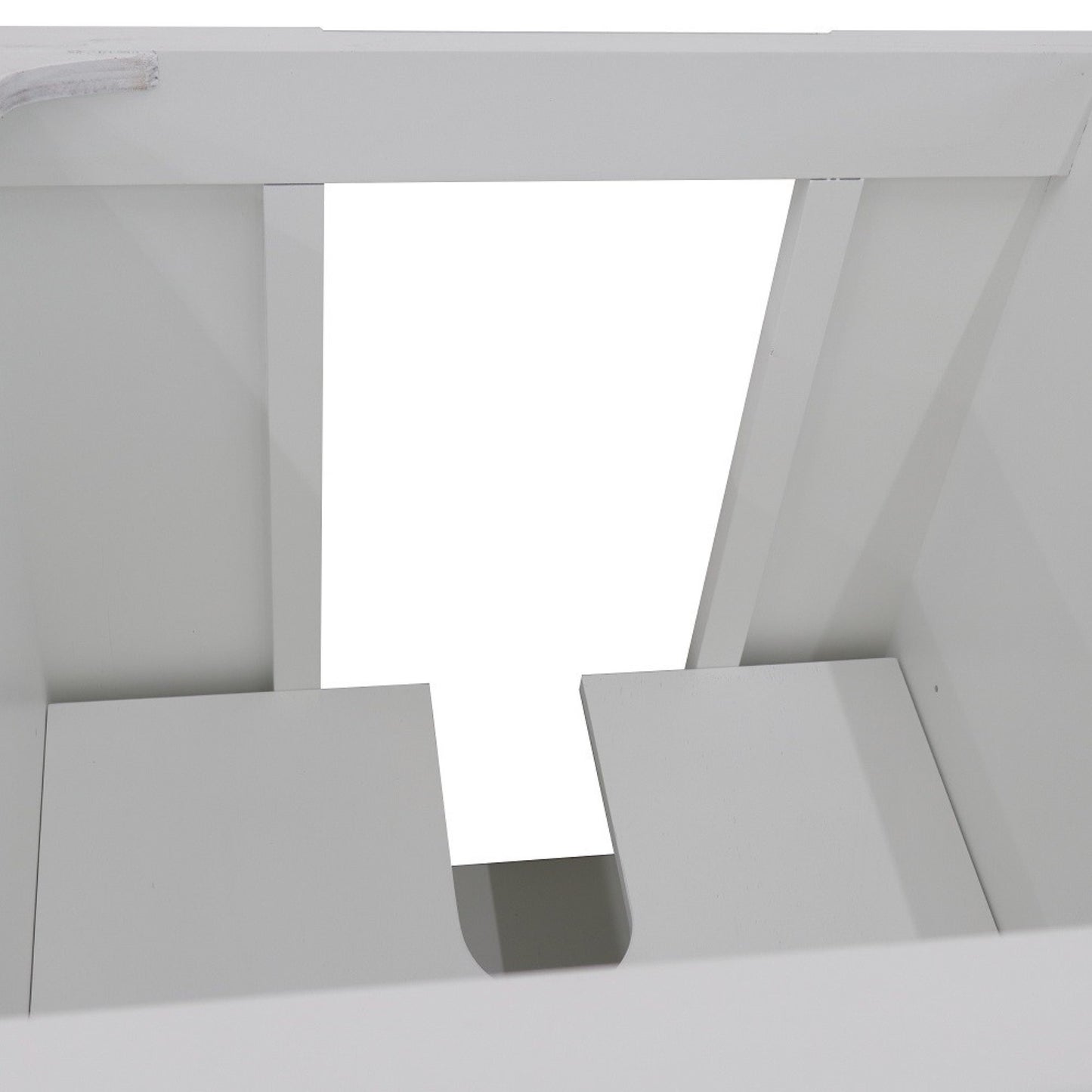 36" Single vanity in White finish left door cabinet only