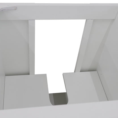 36" Single vanity in White finish left door cabinet only