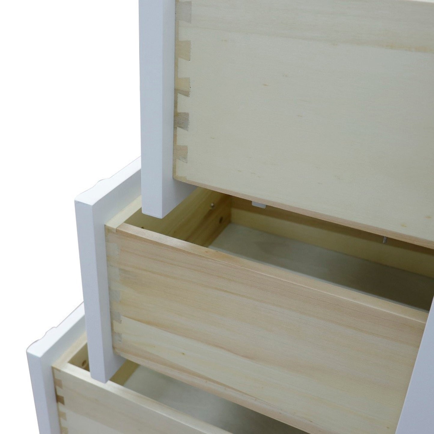 36" Single vanity in White finish left door cabinet only
