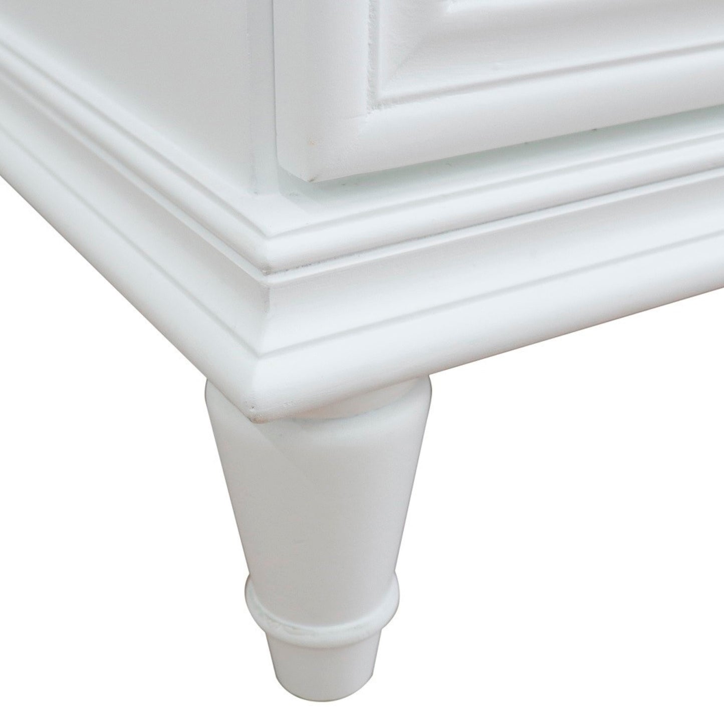 36" Single vanity in White finish left door cabinet only