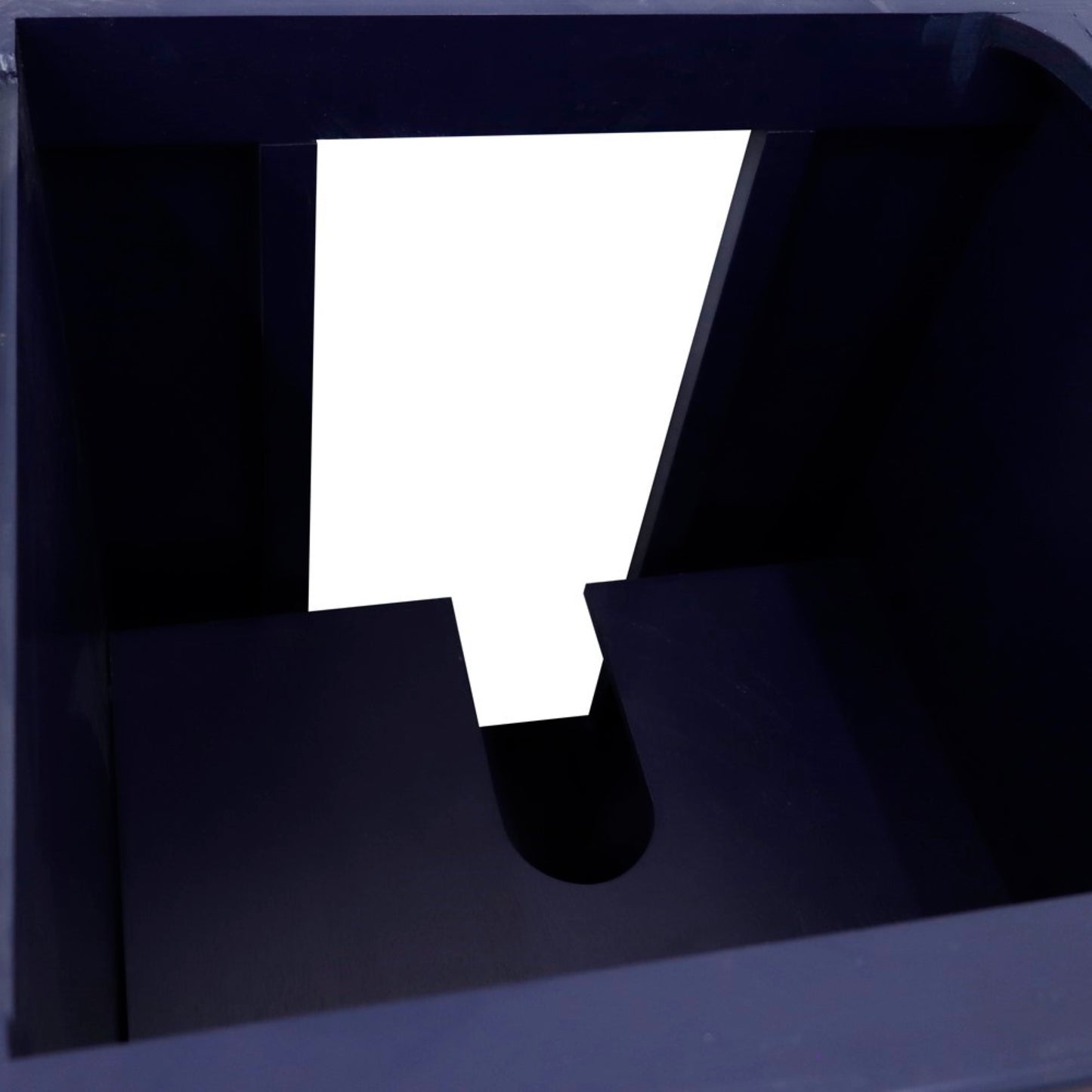 36" Single vanity in Blue finish right door cabinet only
