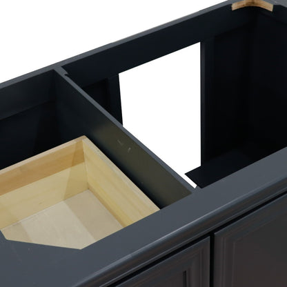 36" Single vanity in Dark Gray finish right door cabinet only