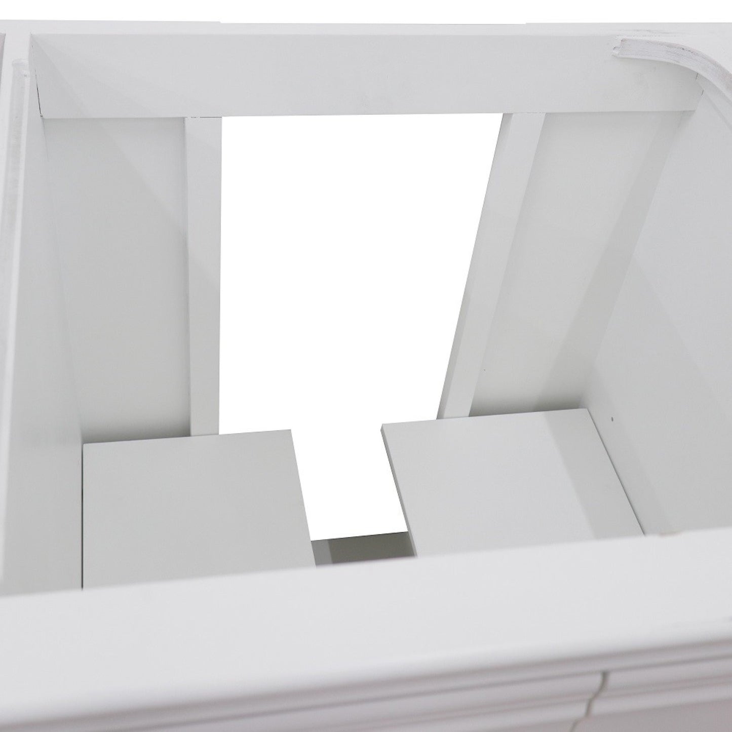 36" Single vanity in White finish right door cabinet only
