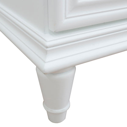 48" Double vanity in White finish cabinet only
