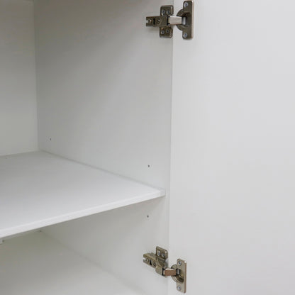 48" Double vanity in White finish cabinet only