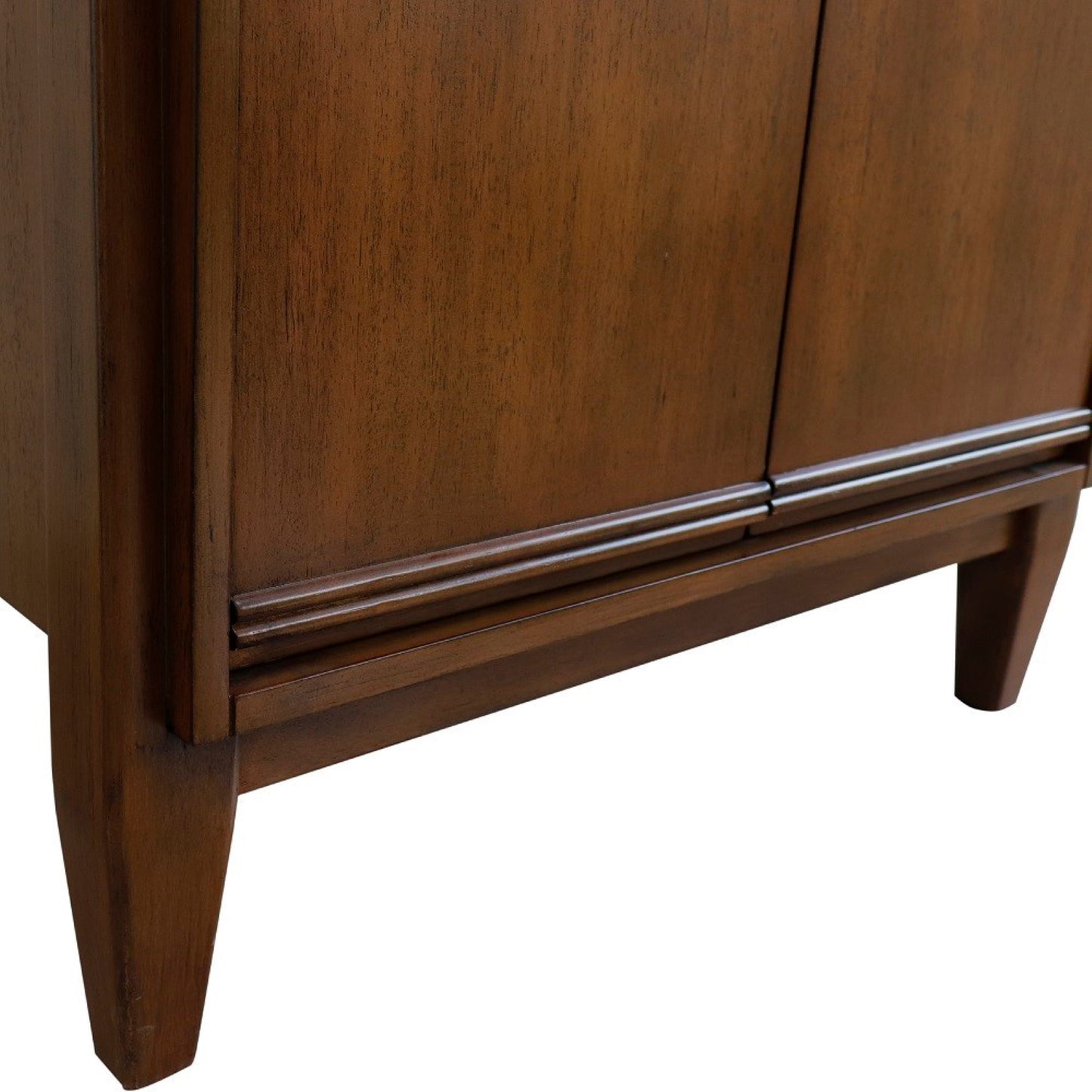 24" Single sink vanity in Walnut finish cabinet only