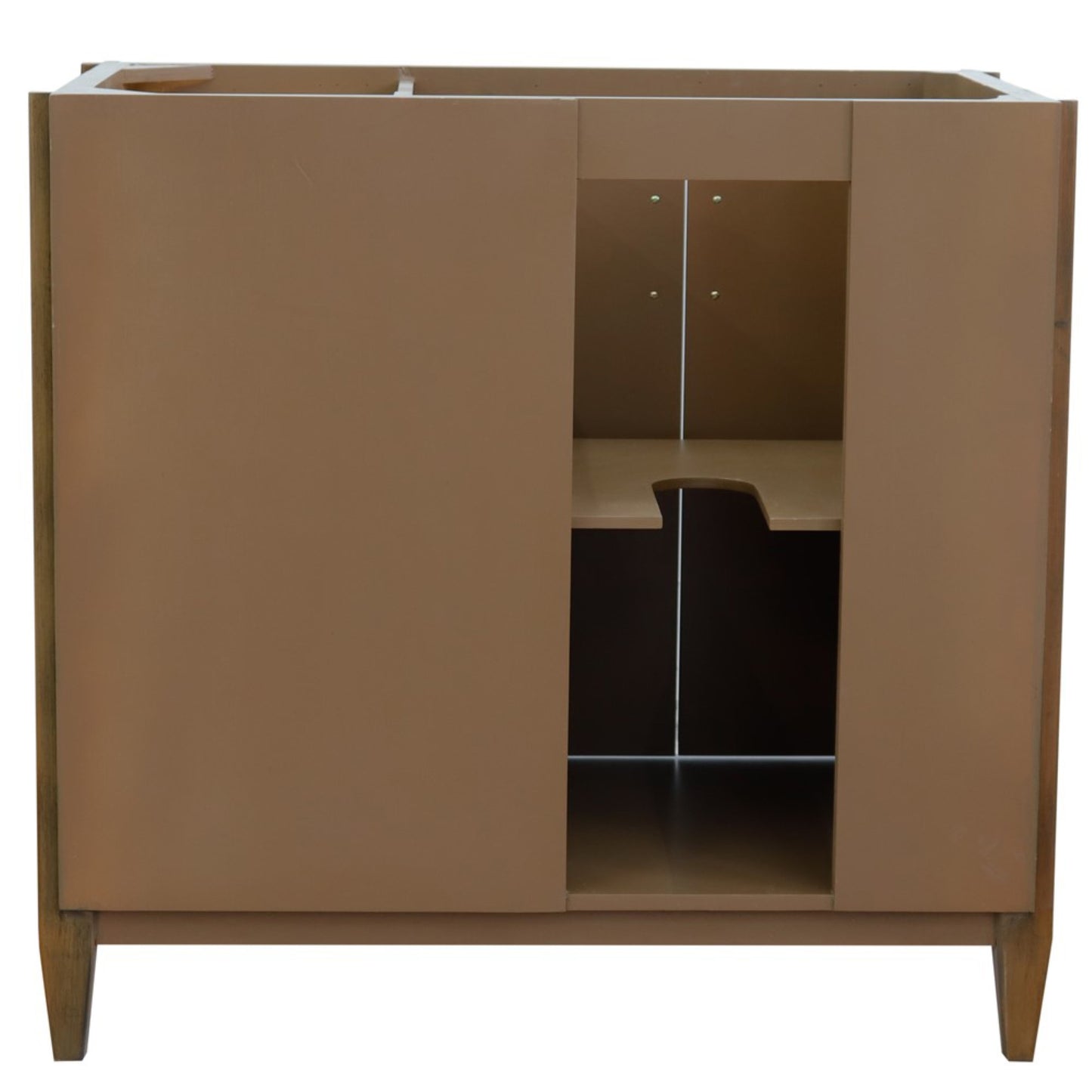 36" Single sink vanity in Walnut finish Left door Cabinet only