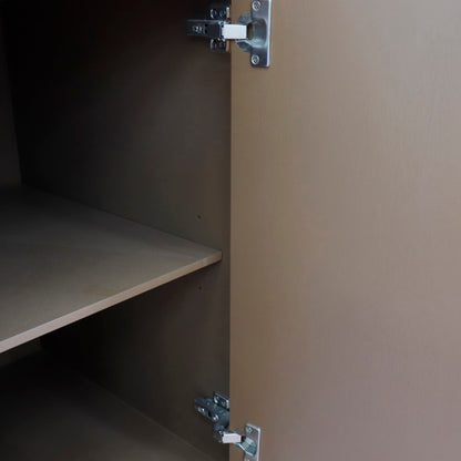36" Single sink vanity in Walnut finish Left door Cabinet only