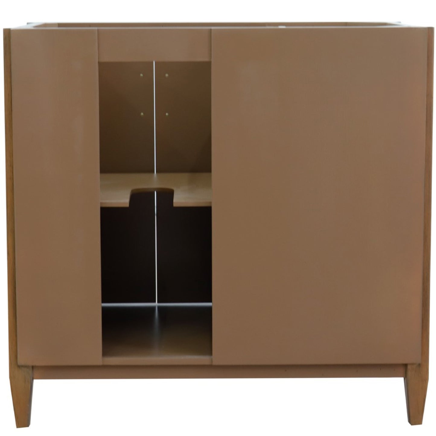 36" Single sink vanity in Walnut finish Right door Cabinet only