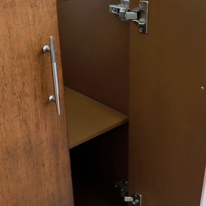 48" Double sink vanity in Walnut finish cabinet only