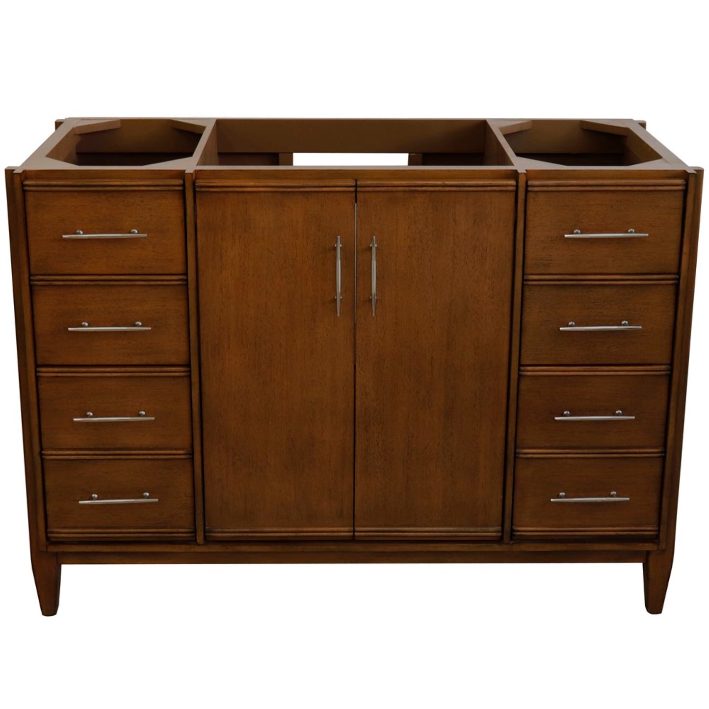 48" Single sink vanity in Walnut finish cabinet only