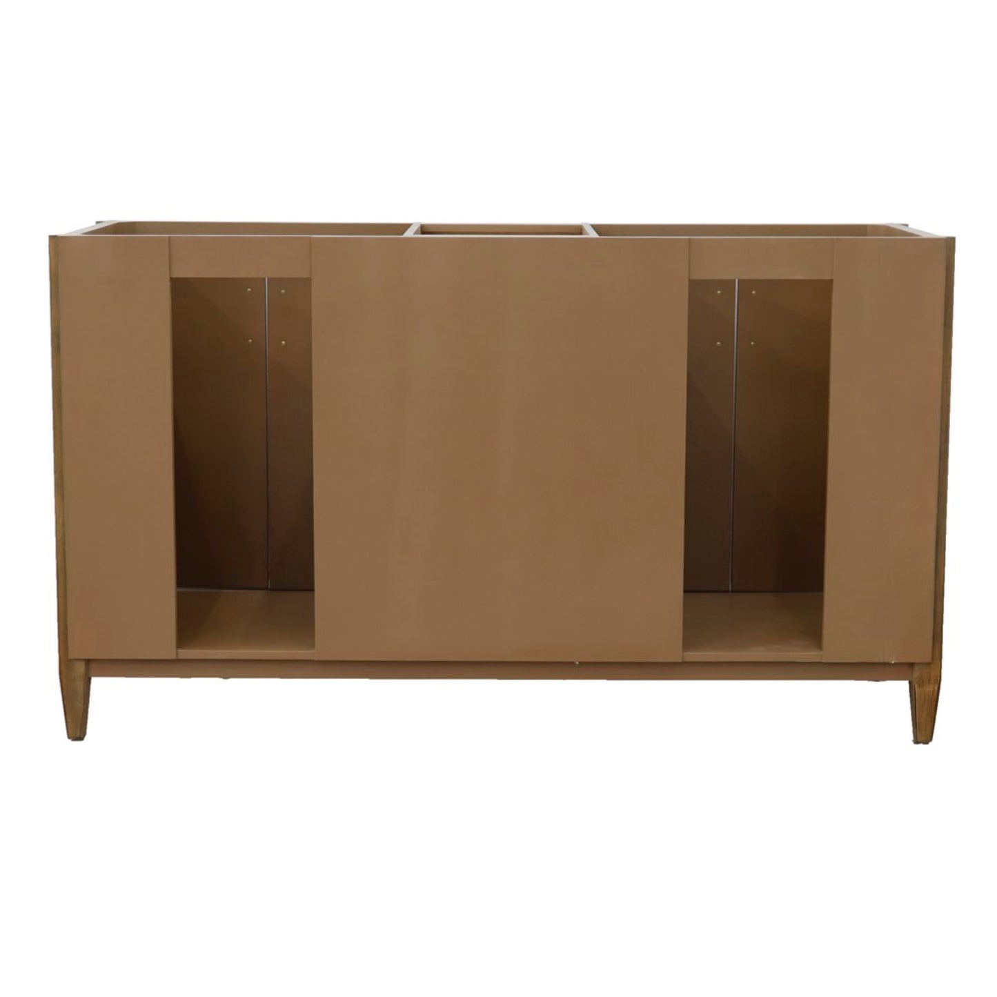 60" Double vanity in Walnut finish cabinet only