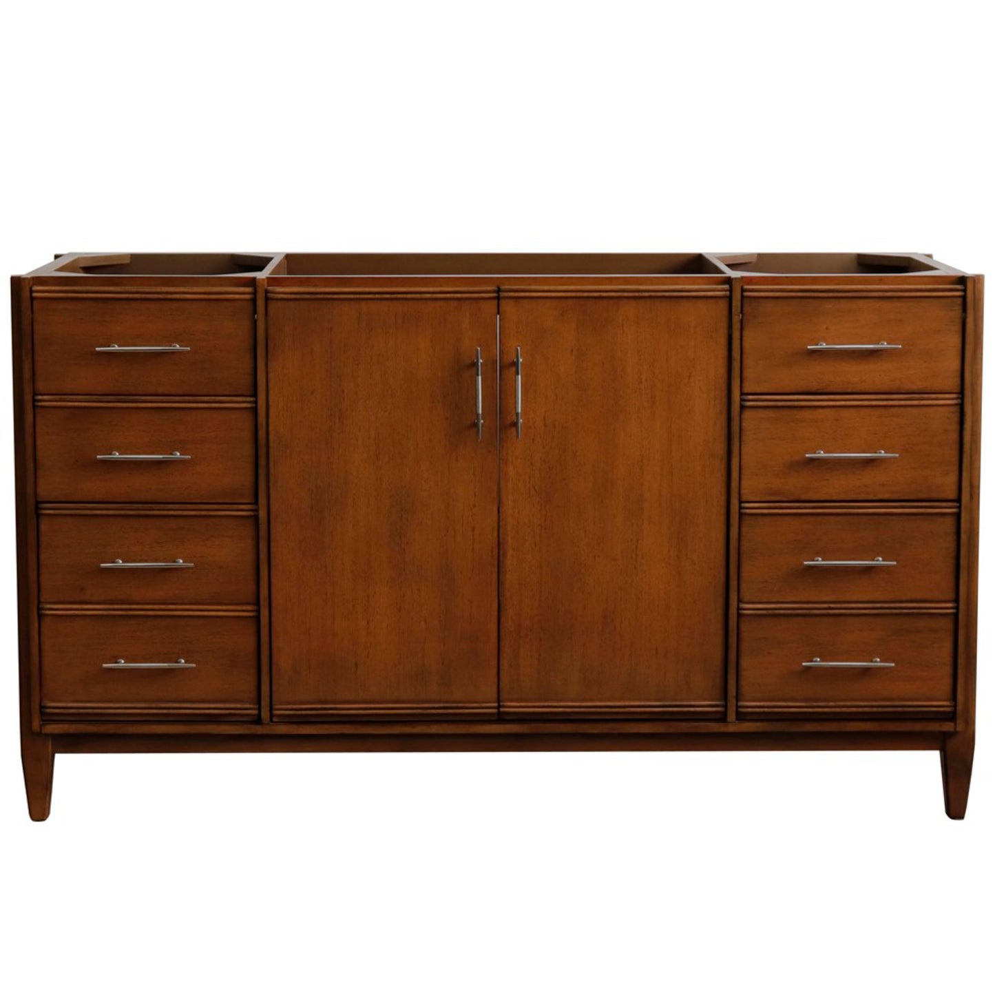 60" Single sink vanity in Walnut finish cabinet only