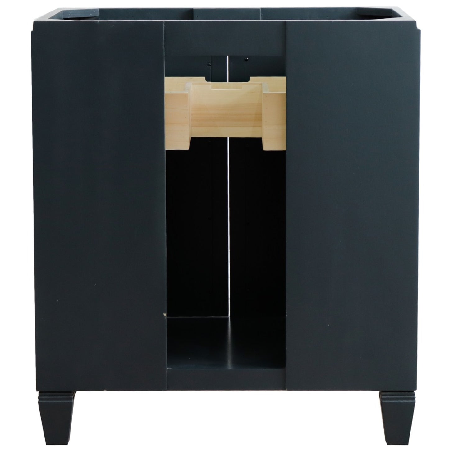 30" Single sink vanity in Dark Gray finish cabinet only