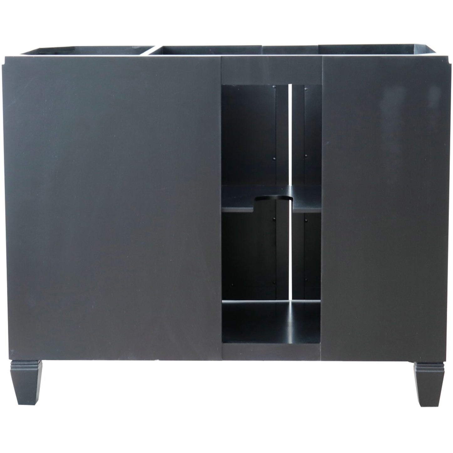 42" Single sink vanity in Black finish Left door Cabinet only