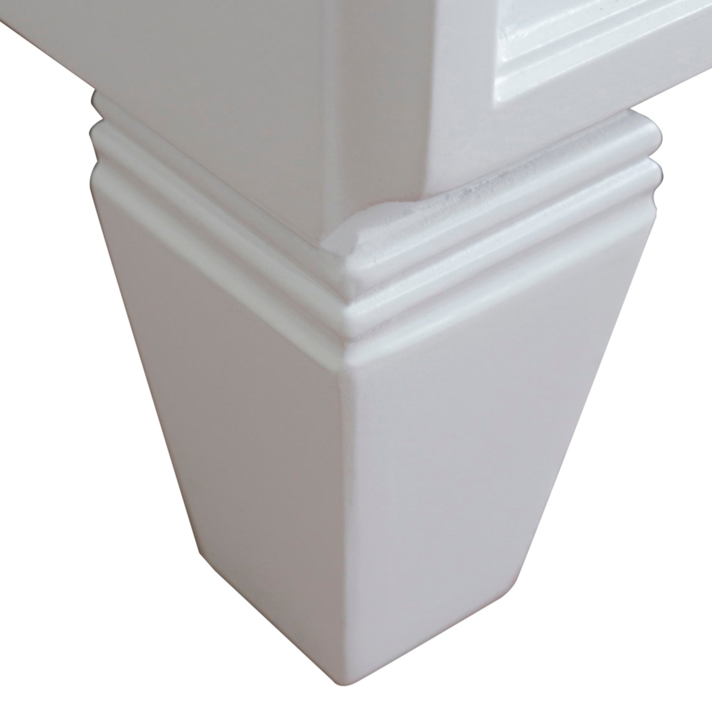 42" Single sink vanity in White finish Left door Cabinet only