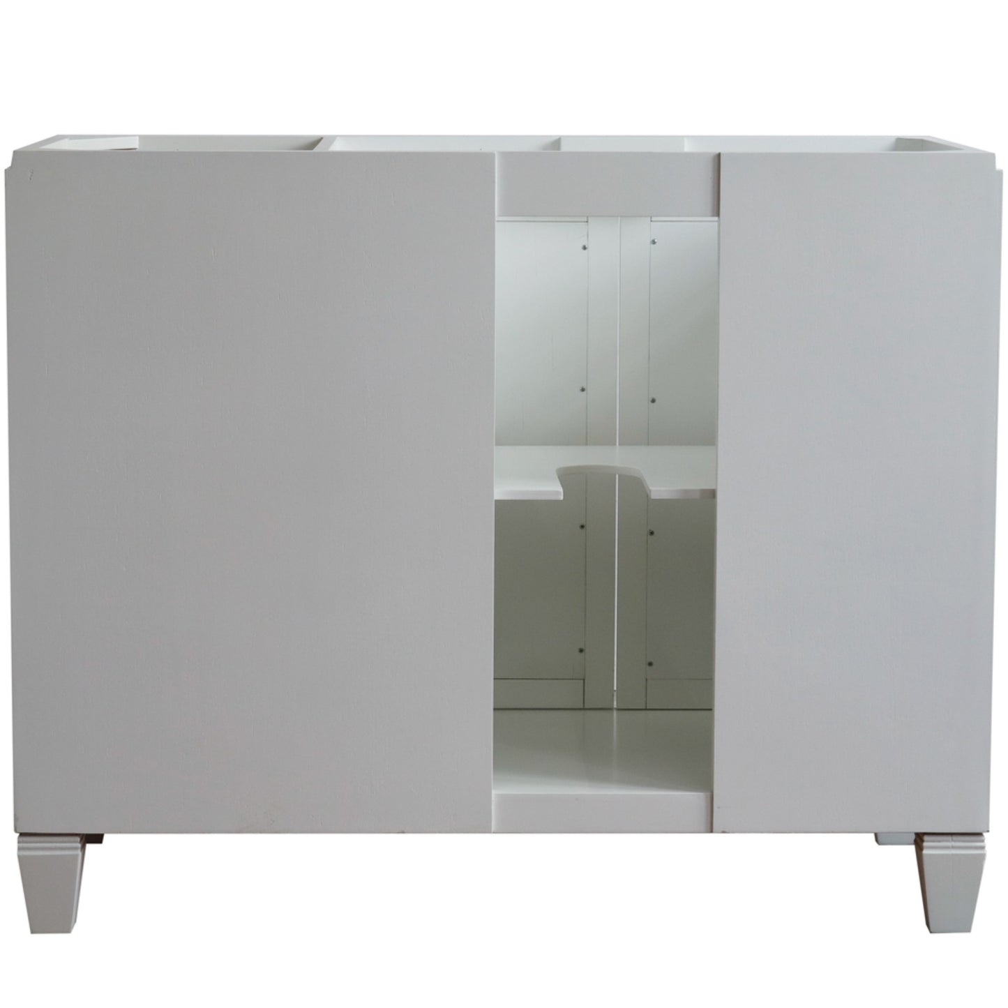 42" Single sink vanity in White finish Left door Cabinet only