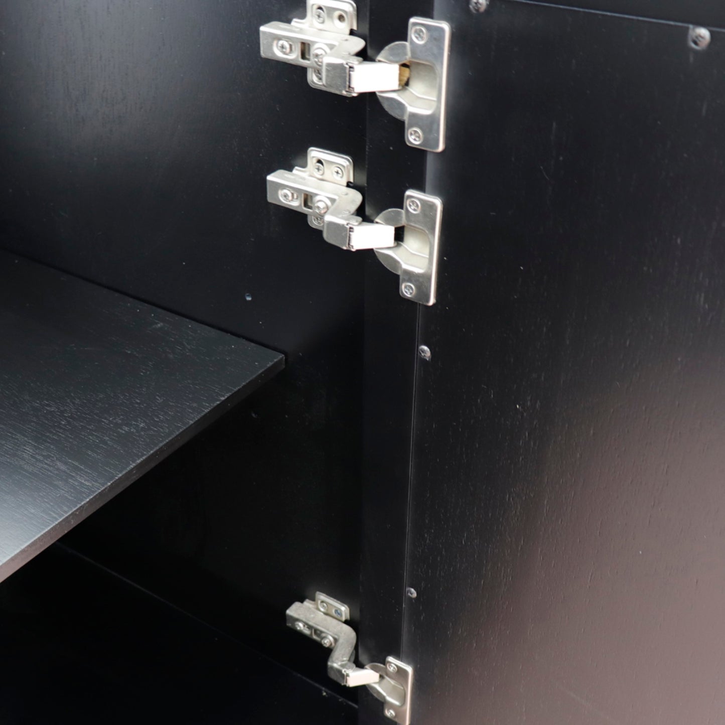 42" Single sink vanity in Black finish Right door Cabinet only