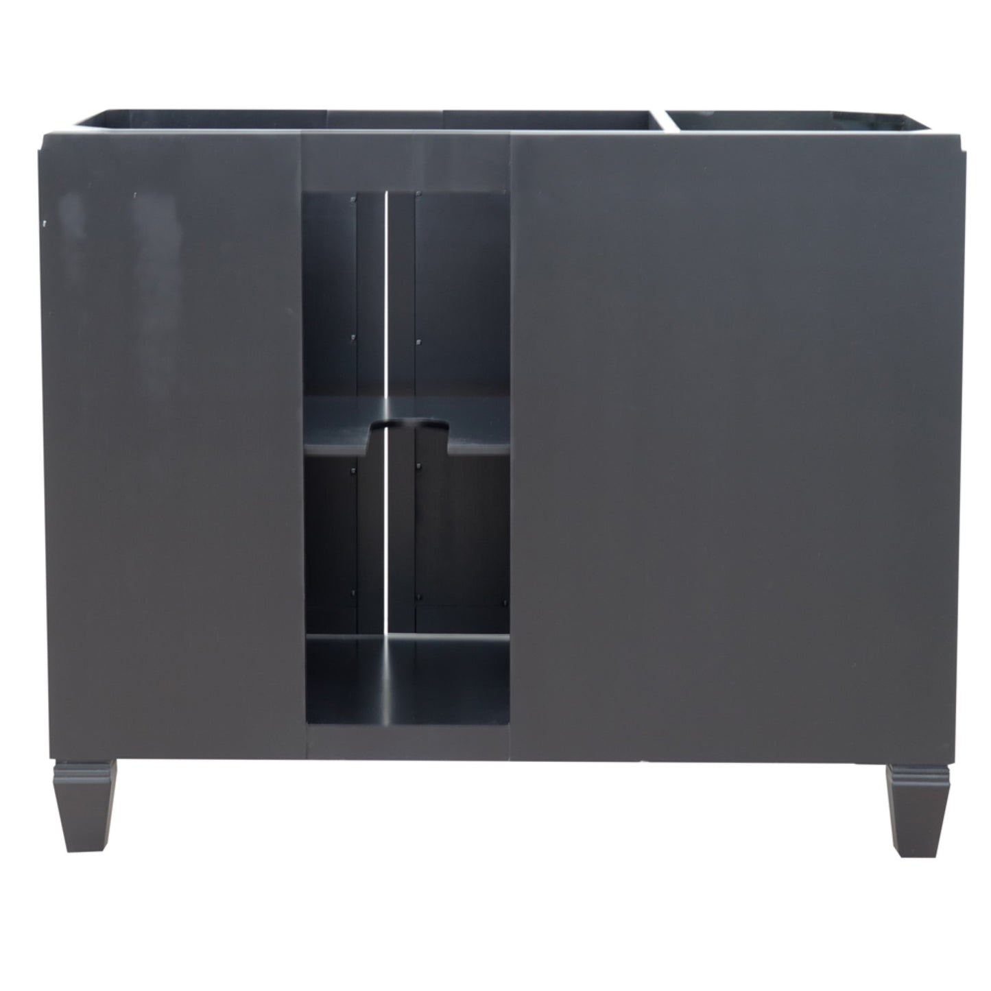 42" Single sink vanity in Black finish Right door Cabinet only
