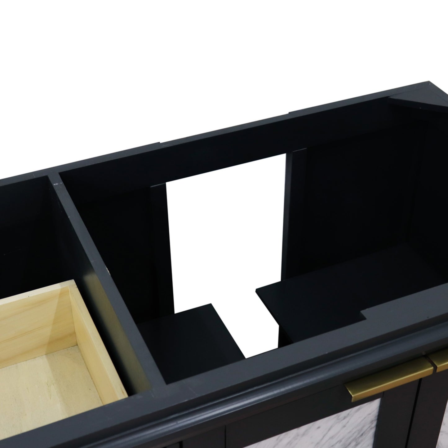 42" Single sink vanity in Dark Gray finish Right door Cabinet only