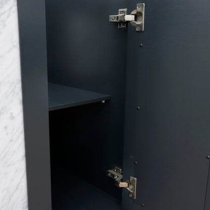 60" Double vanity in Dark Gray finish cabinet only