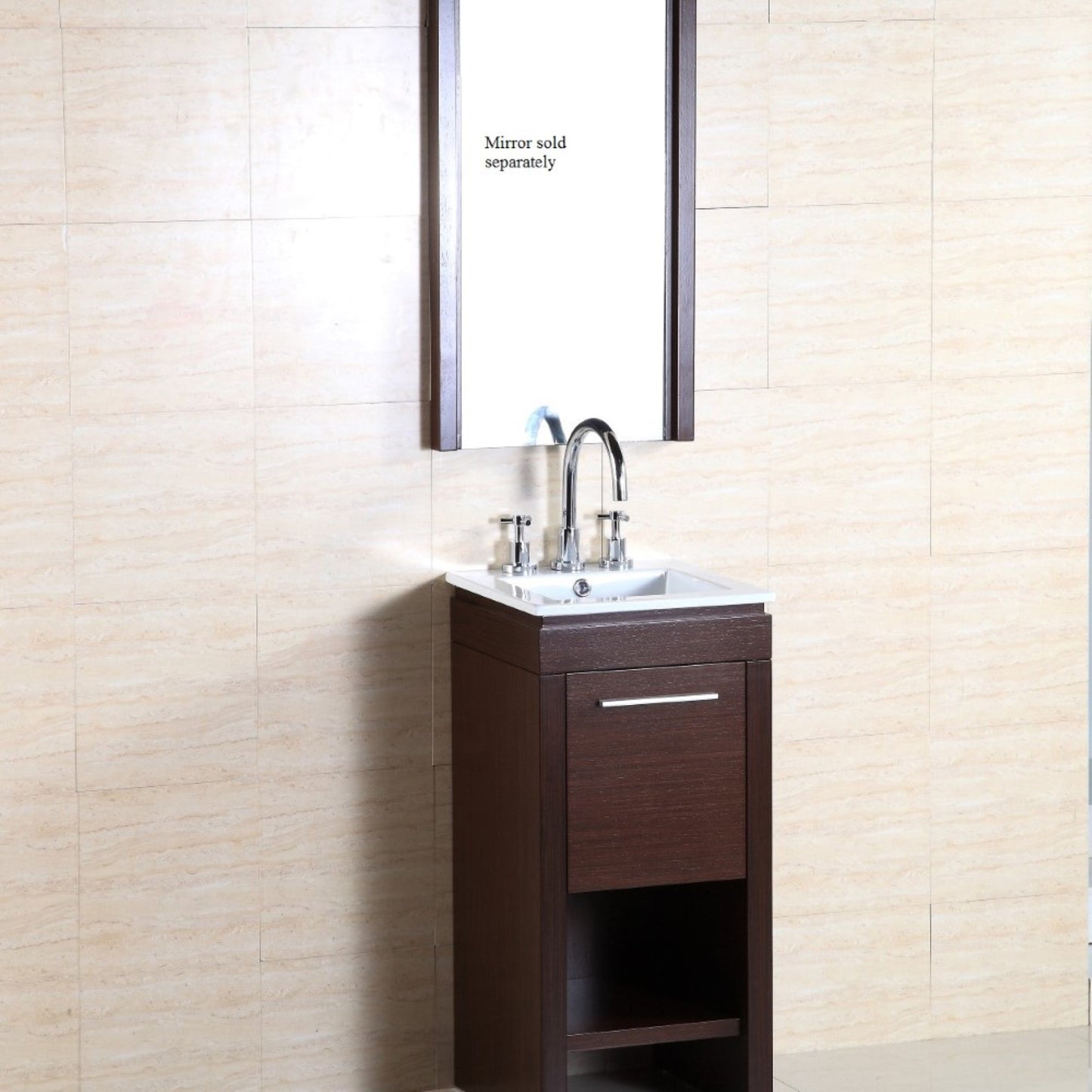 16" Single sink vanity