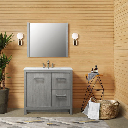 36" Single sink vanity