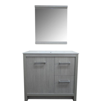 36" Single sink vanity