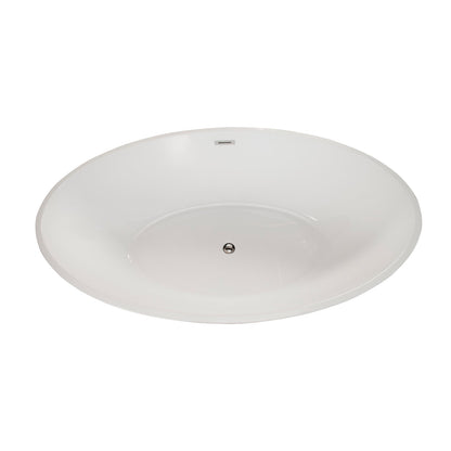 Jolie 69" x 40" Freestanding Soaking Acrylic Bathtub