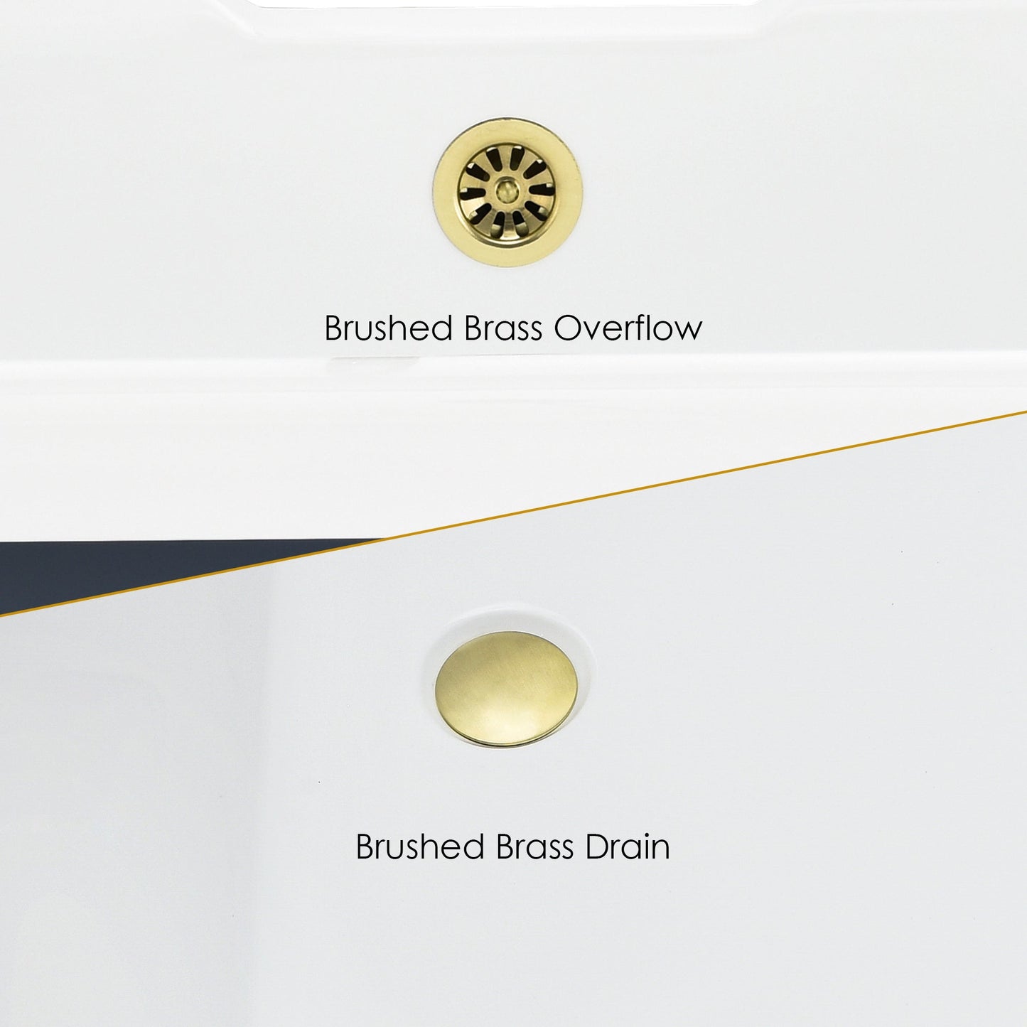 Kerta 67" x 29" Acrylic Clawfoot Soaking Bathtub in Glossy Gray with Brushed Brass Drain and Overflow