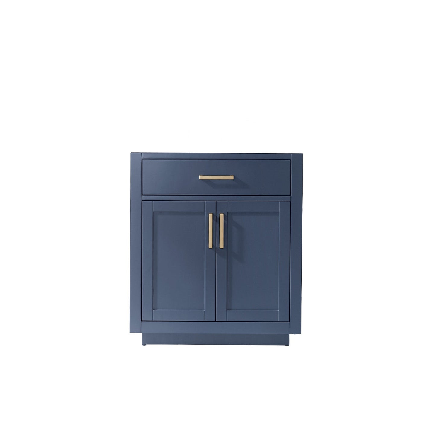 Ivy 30" Single Bathroom Vanity Cabinet Only in Royal Blue without Countertop and Mirror