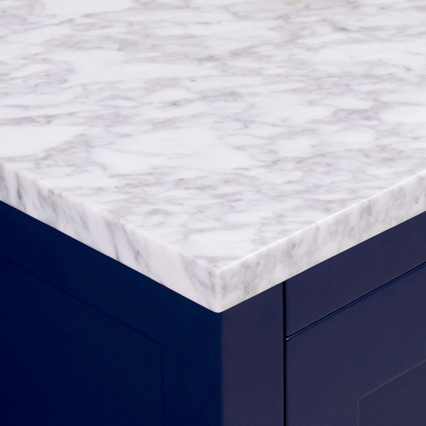 49"  Natural Marble Vanity Top with White Sink