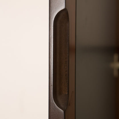 24" Mirror cabinet wood sable walnut