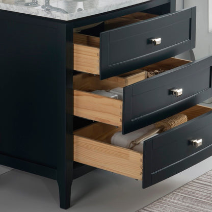 35" Single vanity dark gray cabinet only