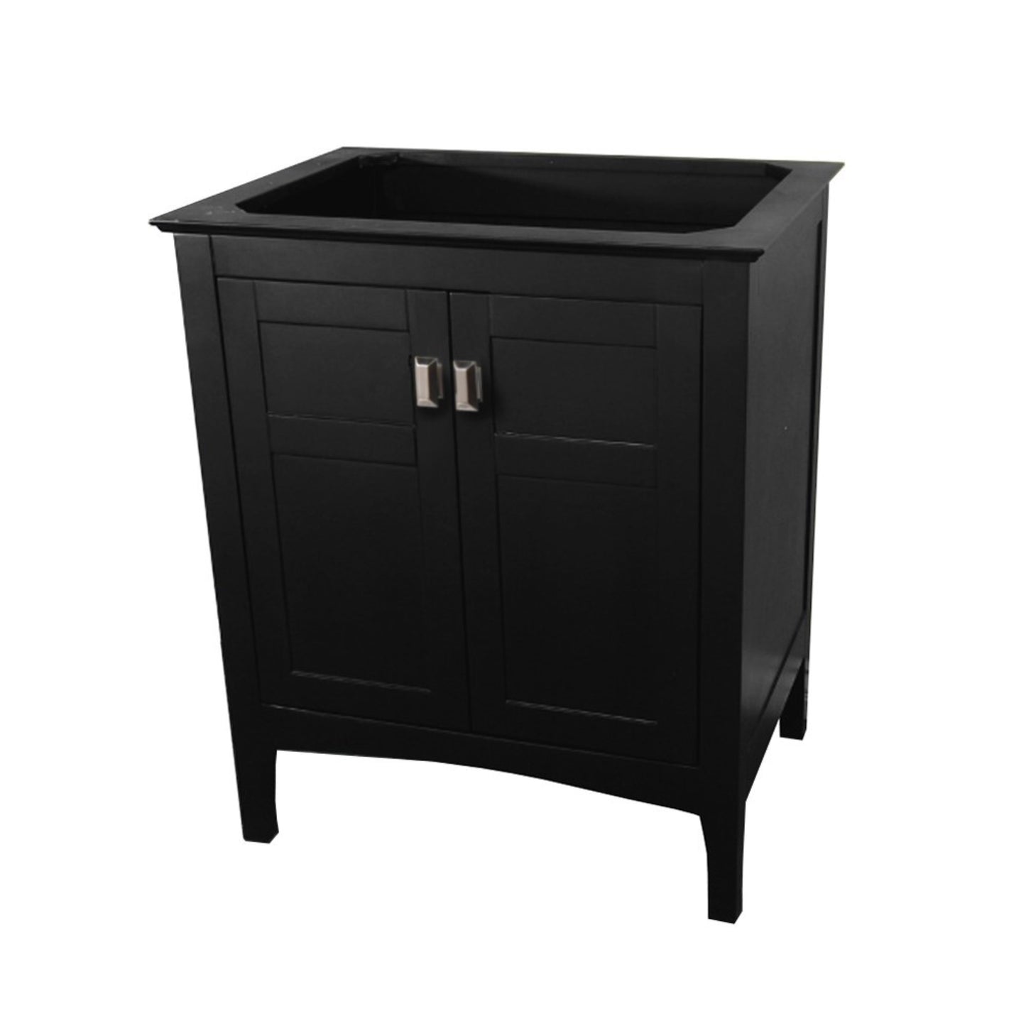 30" Single vanity dark gray cabinet only