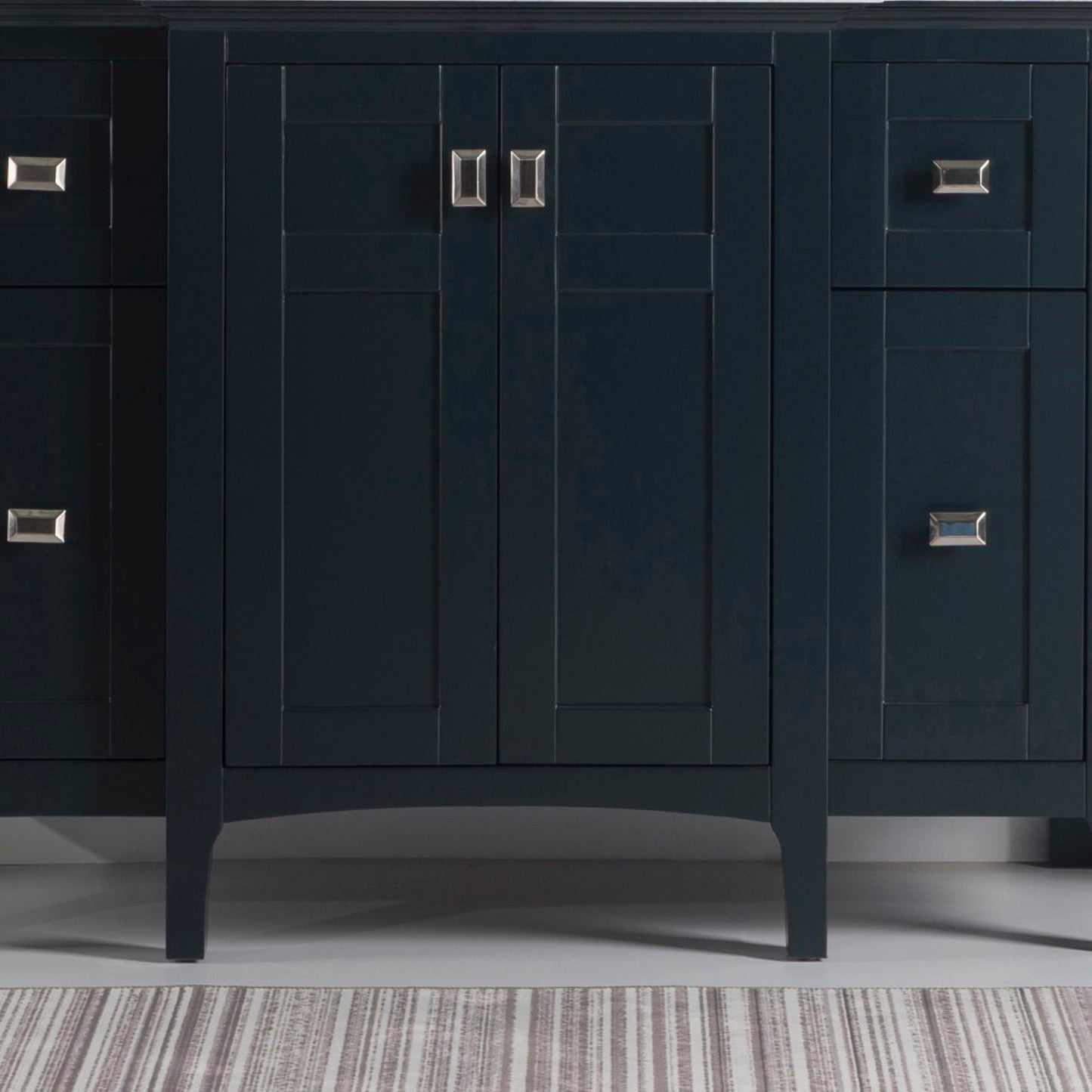 48" Single vanity dark gray cabinet only