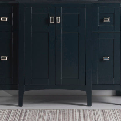 48" Single vanity dark gray cabinet only