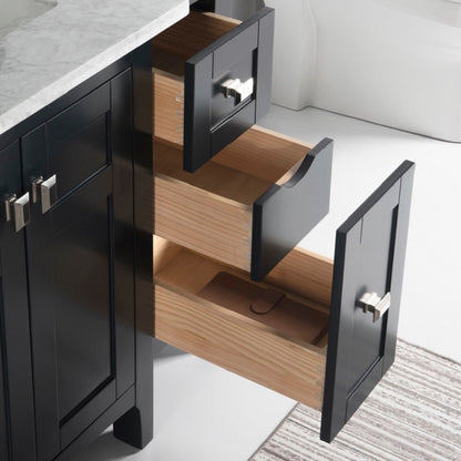 48" Single vanity dark gray cabinet only