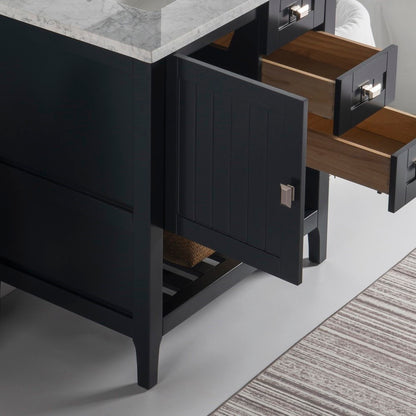 30" Single vanity dark gray cabinet only