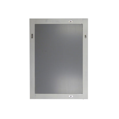 23" WOOD FRAME MIRROR IN L/GRAY