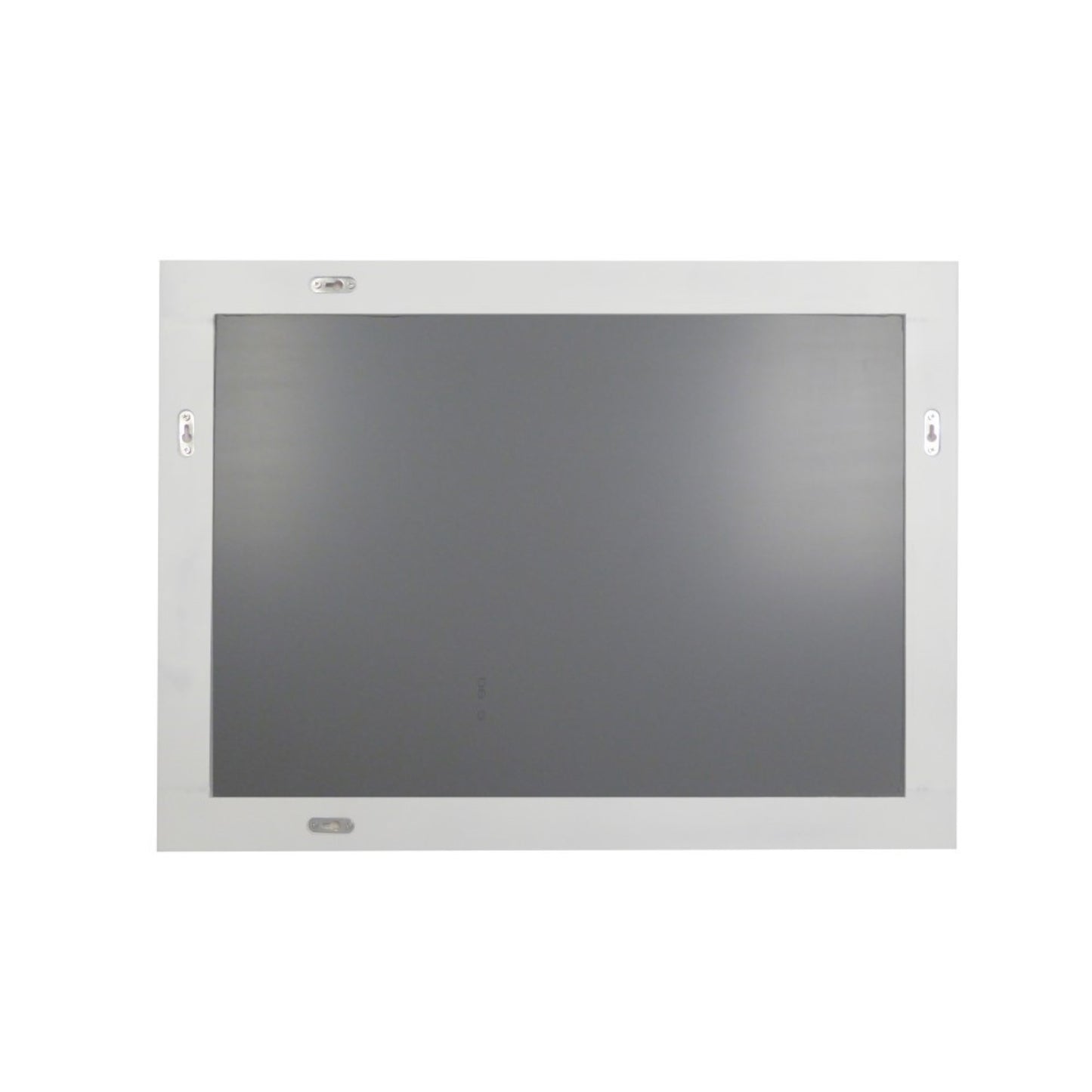 23" WOOD FRAME MIRROR IN WHITE